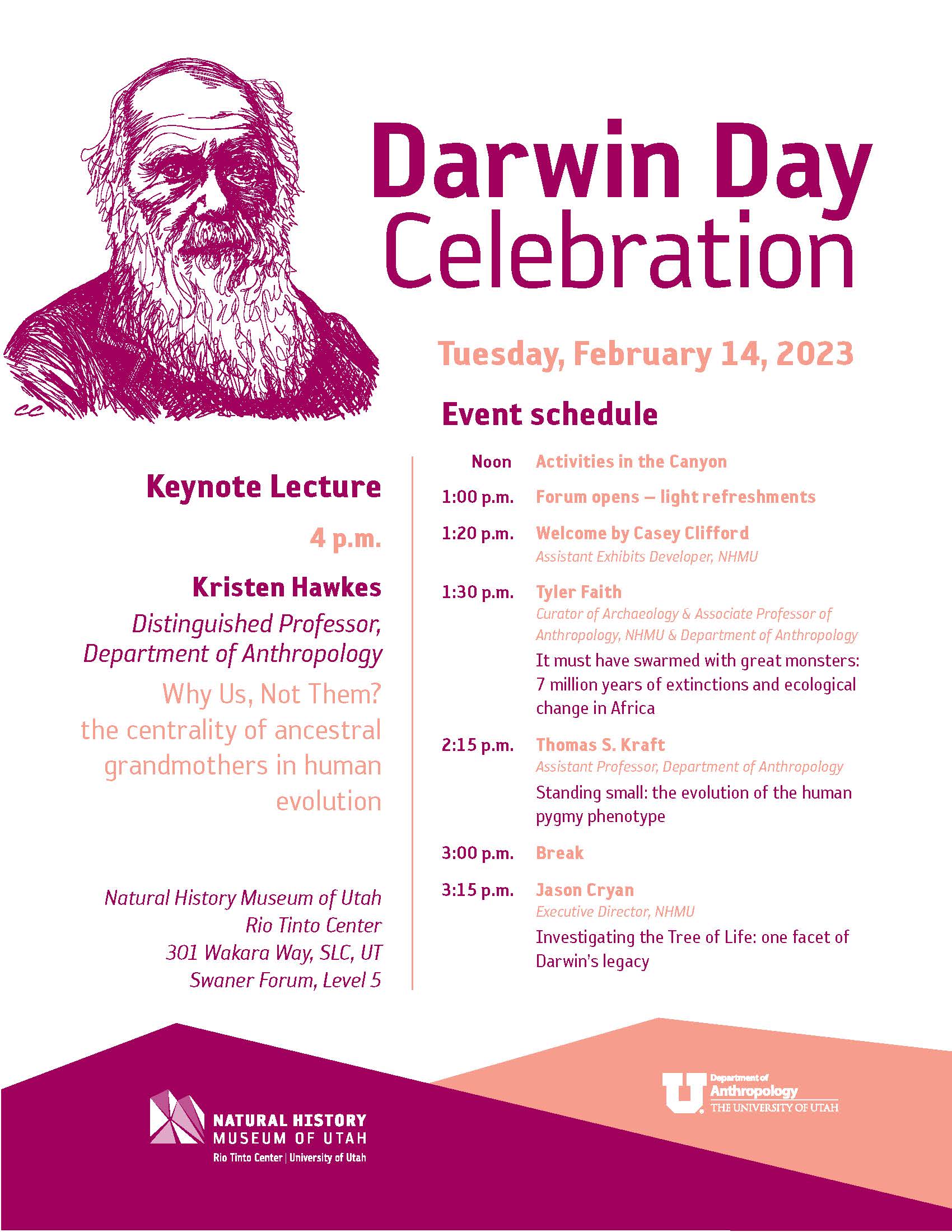 Darwin Day Event Flyer